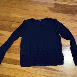 Navy lululemon top